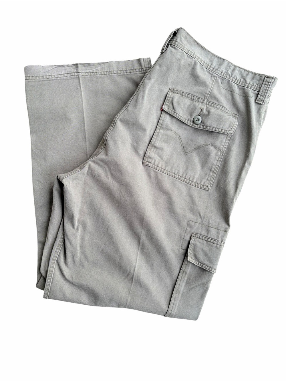 Levi’s Army Green Cargo Loose Straight Pants Wide Leg